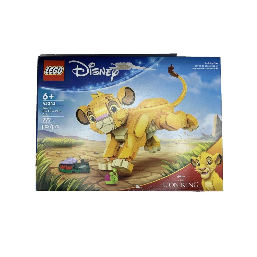 LEGO Disney (2024) The Lion King: 222pc SIMBA THE LION KING CUB Set #43243 New